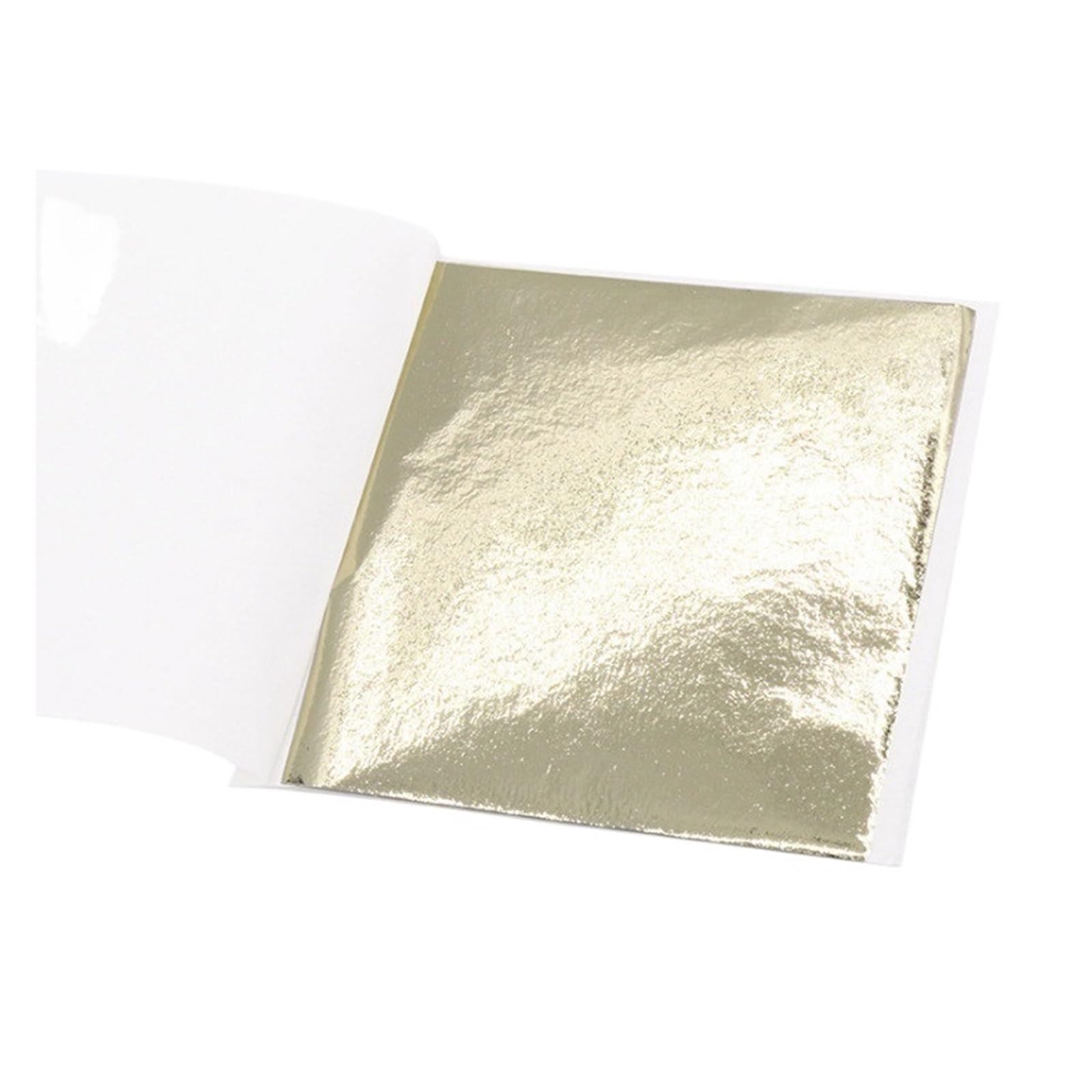Gold Leaf Sheets, Gold Foil Transfer Sheets, Multicolor, 8.5x9cm, 500pcs, For Gilding DIY Art Craft Nails(Champagne Silver 500)