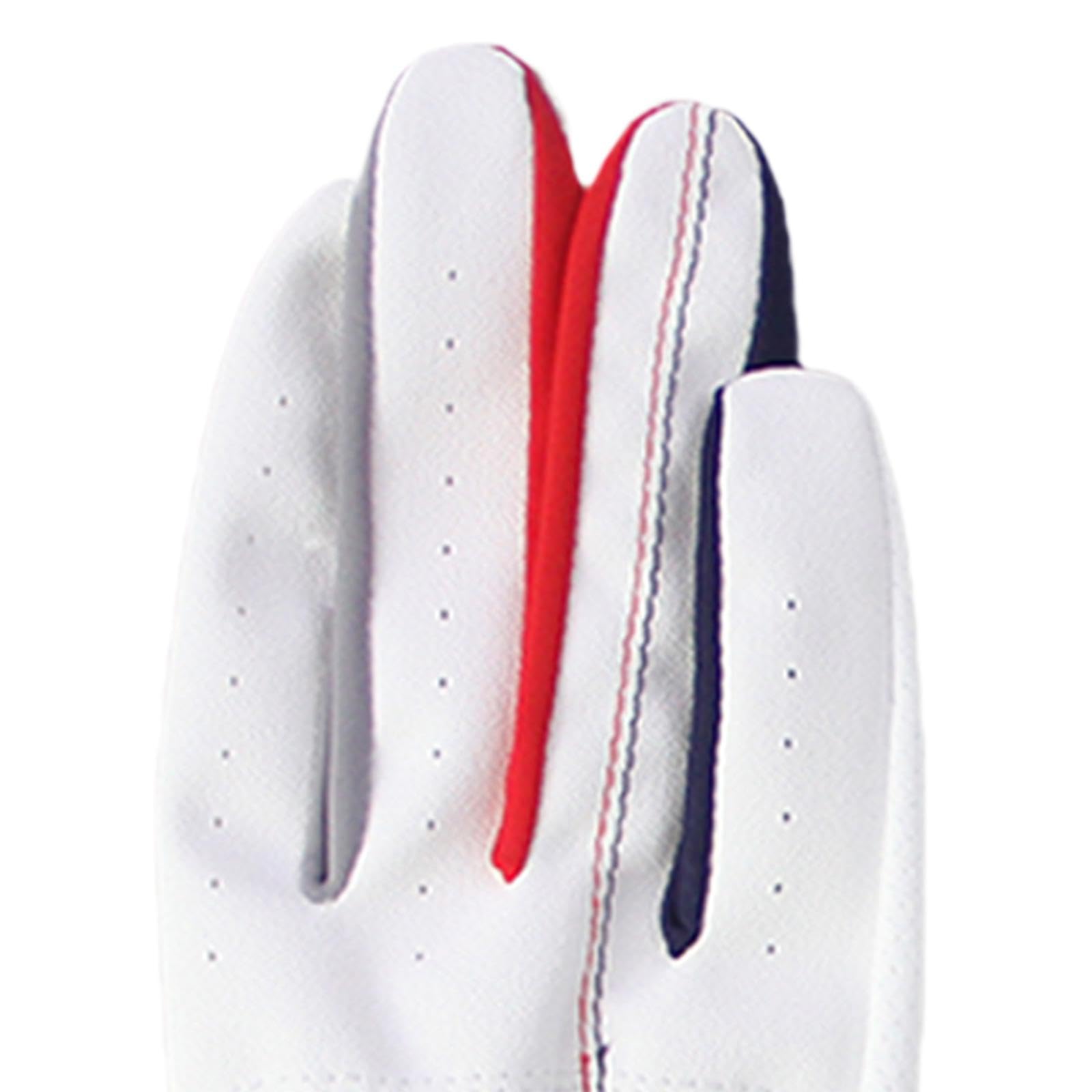 Damen Golfhandschuhe, rutschfeste Golfhandschuhe, Weiche Handschuhe für Linke Und Rechte Hand, Mesh Handschuhe für Golf, Radfahren Und Angeln