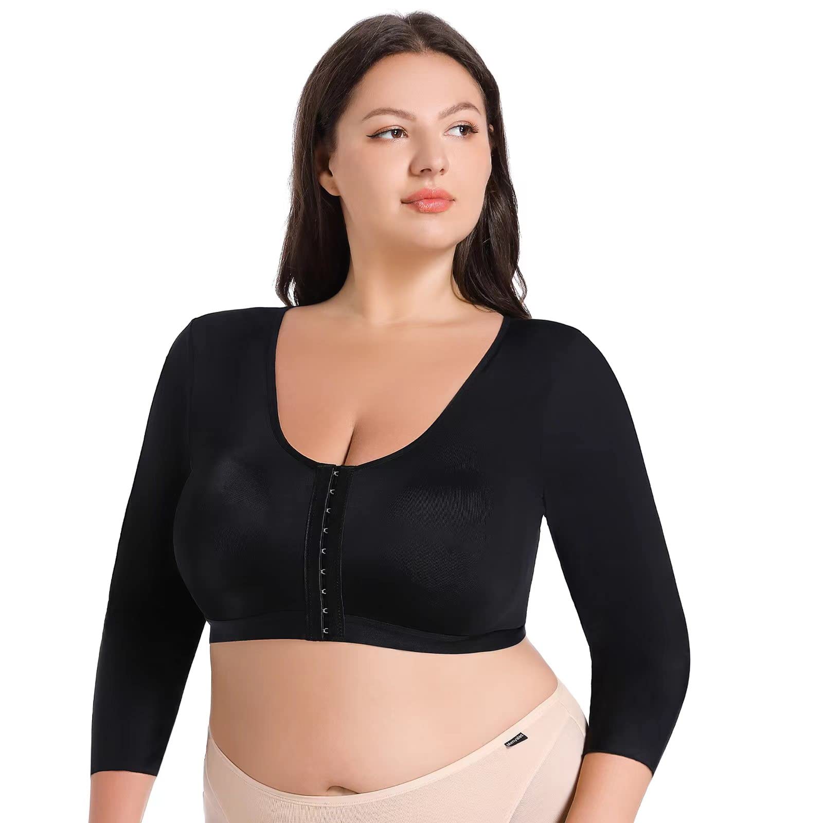 Plus Size Women's Arm Shaper Tops Arm Lift Slimmer