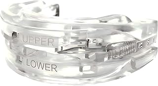 Schnarchschiene Verstellbare Aufbissschiene gegen Schnarchen und Knirschen - Anti Schnarch Schnarchstopper - Anti-Snoring Mouth Guard - Verbessert Schlafqualität (Weiß mittel)