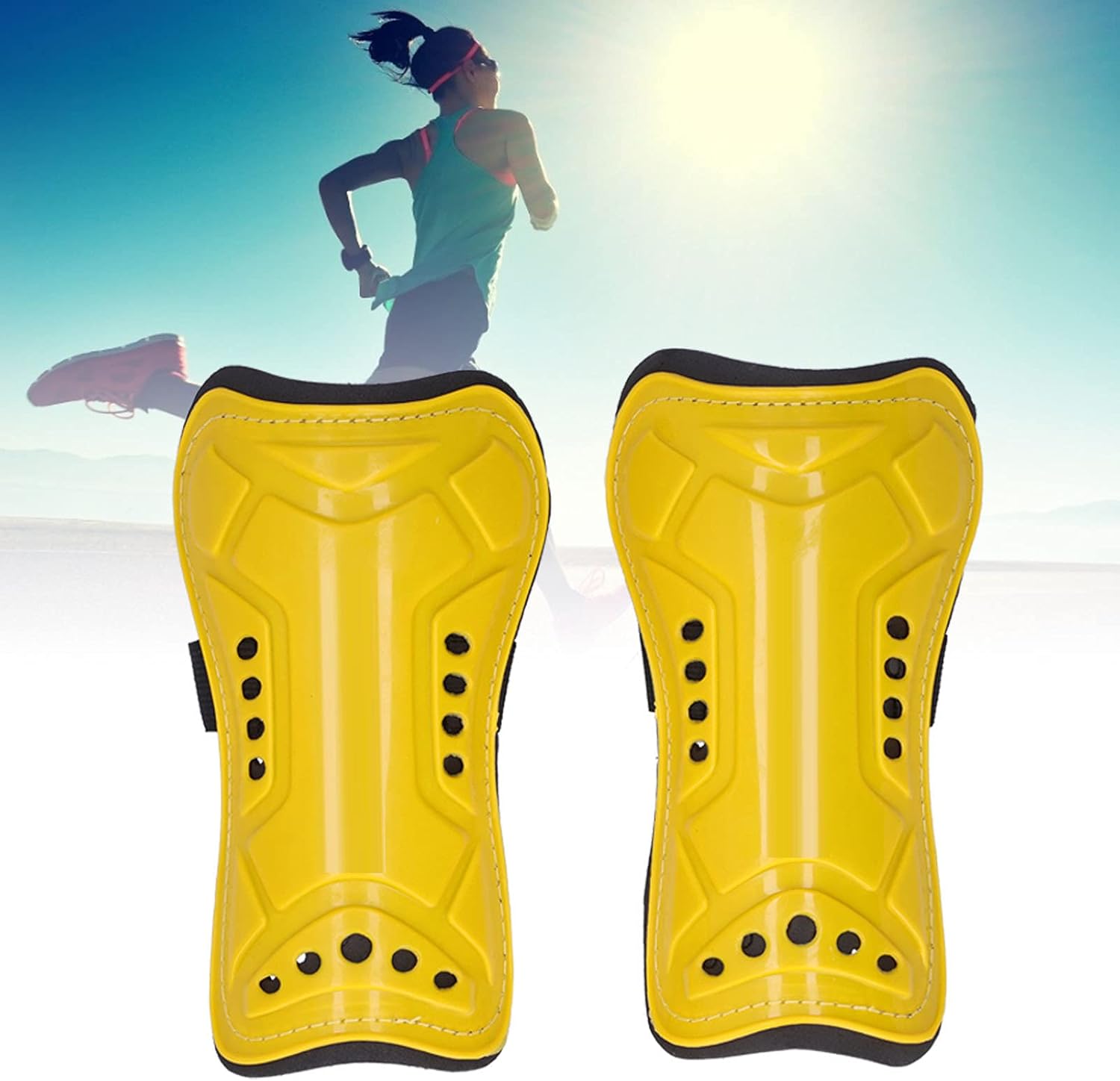 Soccer Shin Guards, Adult Soccer Shin Guards, Calf Protective Gear, 1 Pair Football Shinguards Soccer Shin Pads Guard Football Sports Leg Protector Shin Pad for Adults Training