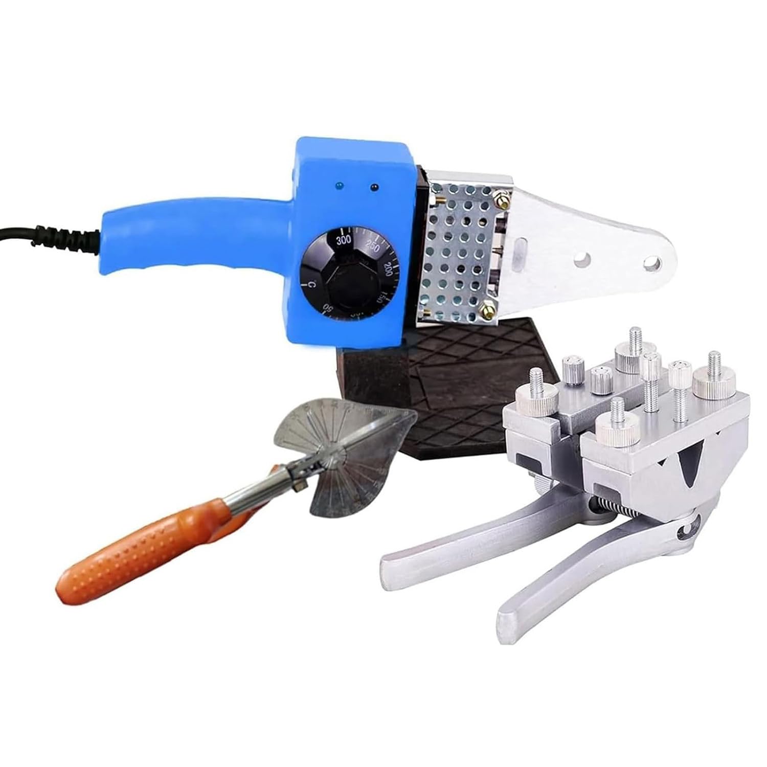 Dplwjpp Multicolor Pu Round Belt Welding Machine Clamp Polyurethane Belt Welder Connector Polyurethane Belt Hot Melt Machine With Scissor Fixture For Pu Strips,Plastic Pipes