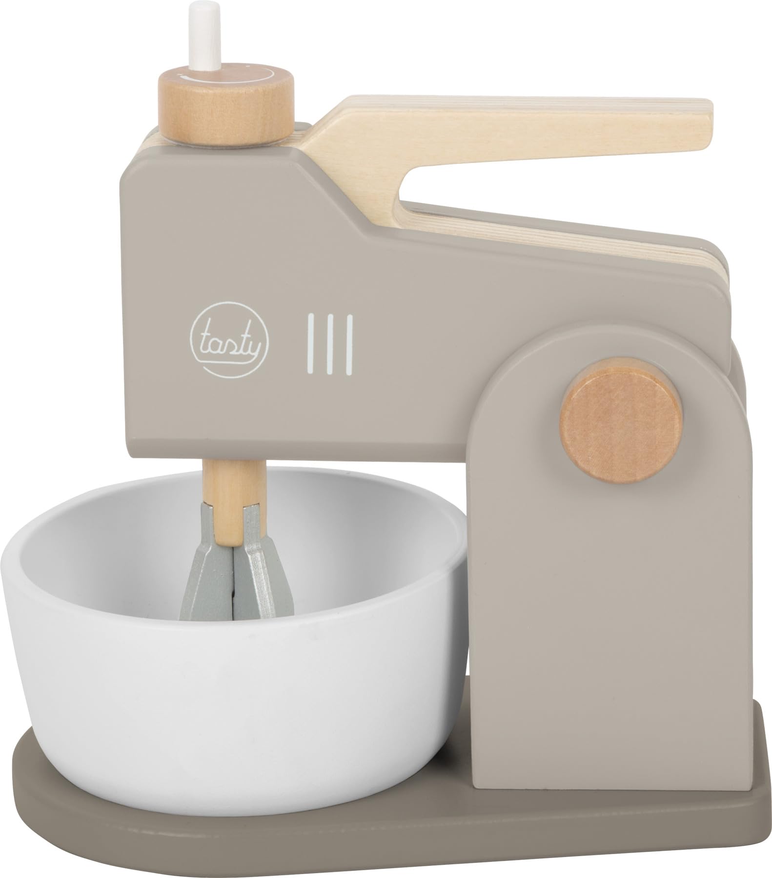Small Foot Holz Mixer-Set "Tasty" - 2-in-1 Küchenmaschine Für Kinder Ab 3 Jahren