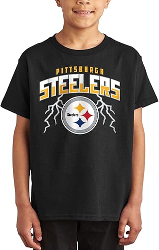 Miniatura 14 de Junk Food Camiseta para niños estándar x NFL Team Lightning con licencia oficial para niños