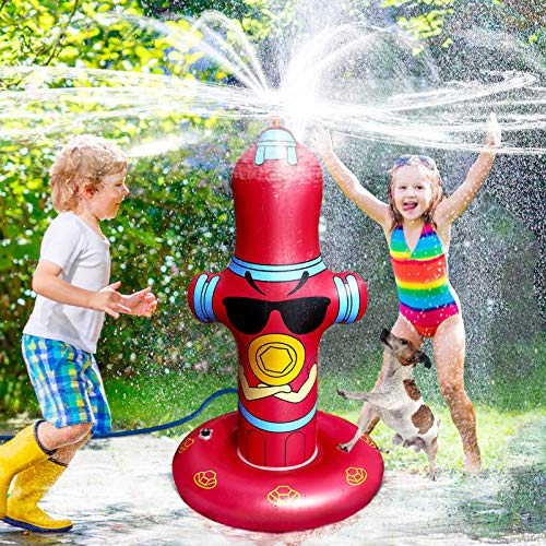 Vimite Water Sprinkler for Kids,Fire Hydrant Kids Sprinkler for Yard,50