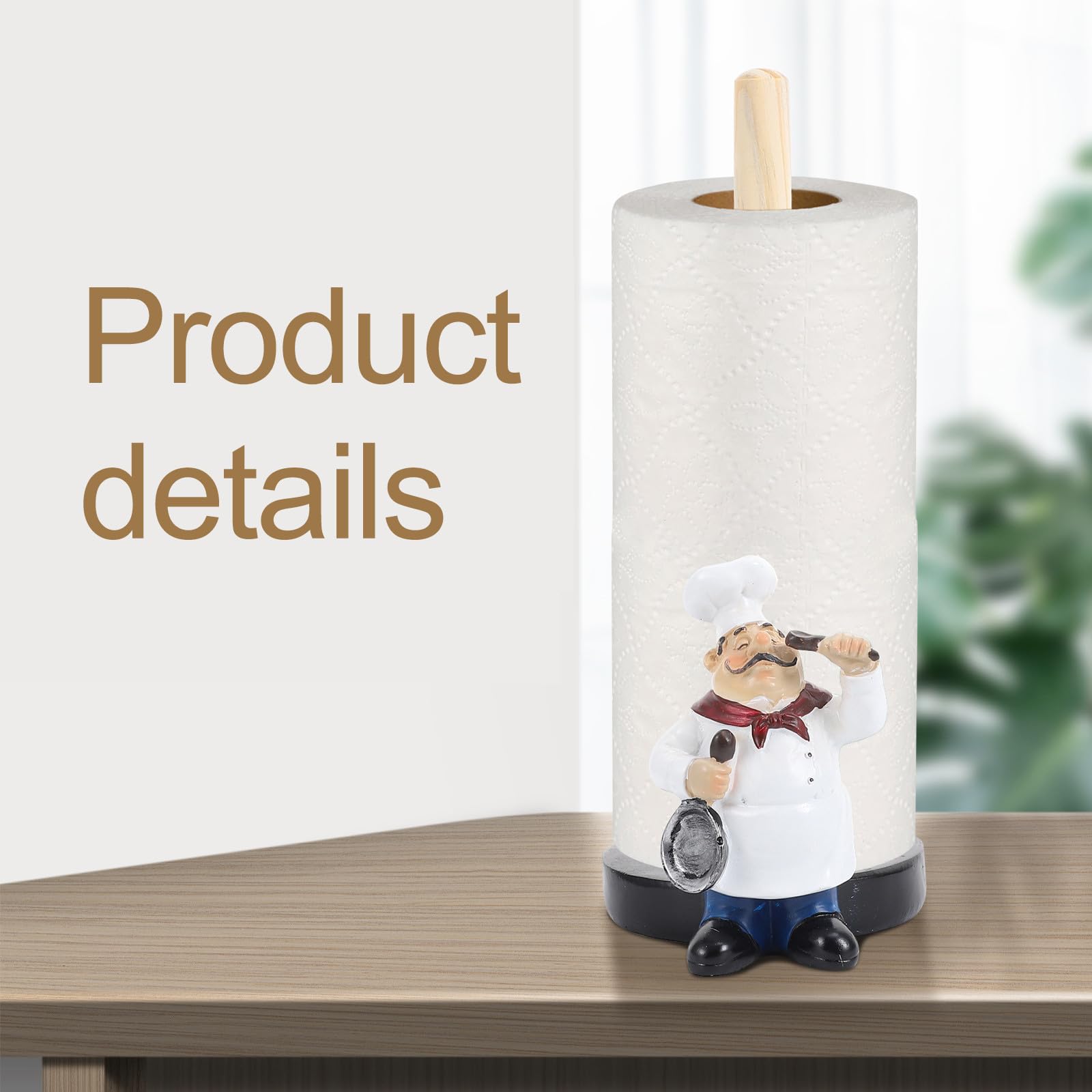 Papier Porte-Serviettes et Bois Cuisine Décoratif en Résine