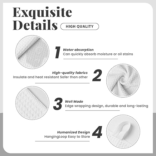 Miniatura 4 de Kitchen Towels - Soft Cyber Retro Western Cowboy Print Absorbent Quick Drying Dish Towels for Kitchen Drying, Hand Towel for Home Decor with Lanyard