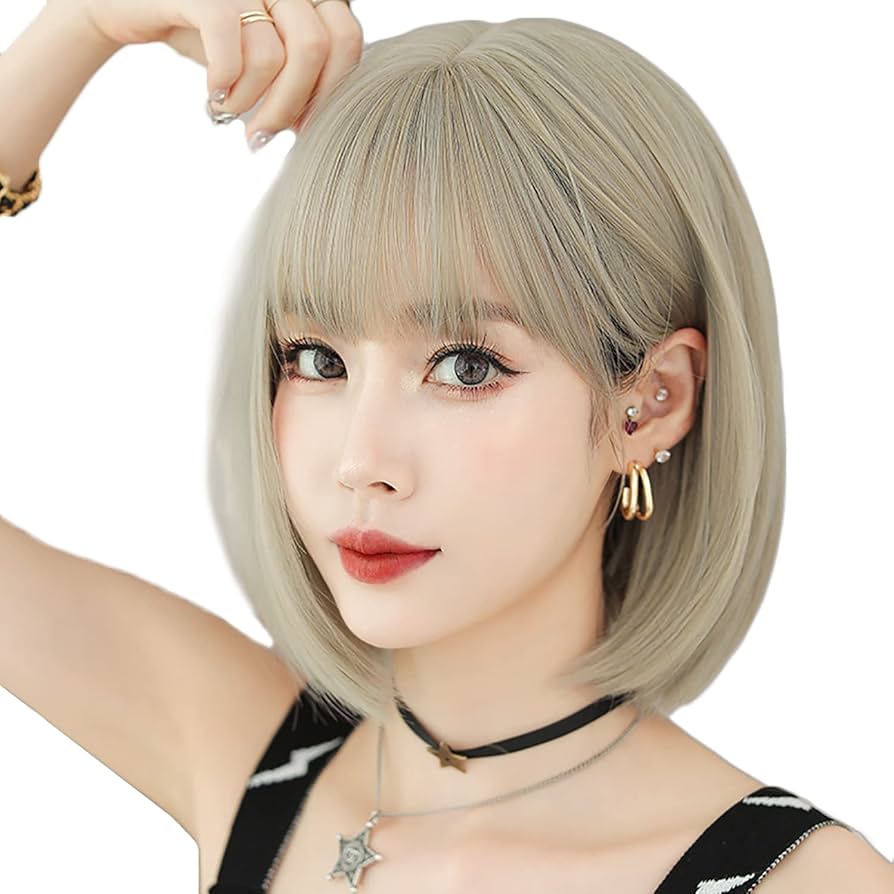 サイズ調節可能）ハイネット ソフトカールショート メッシュ フルウィッグ/カツラ サイズ調節可能）ハイネット ソフトカールショート メッシュ