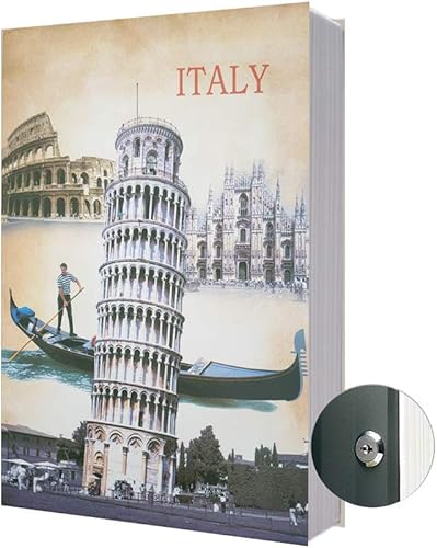 Miniatura 6 de Caja de almacenamiento segura con libro de distracción (tamaño 9.5 x 6.2 x 2.2 pulgadas) con bloqueo de llave de seguridad, diccionario secreto