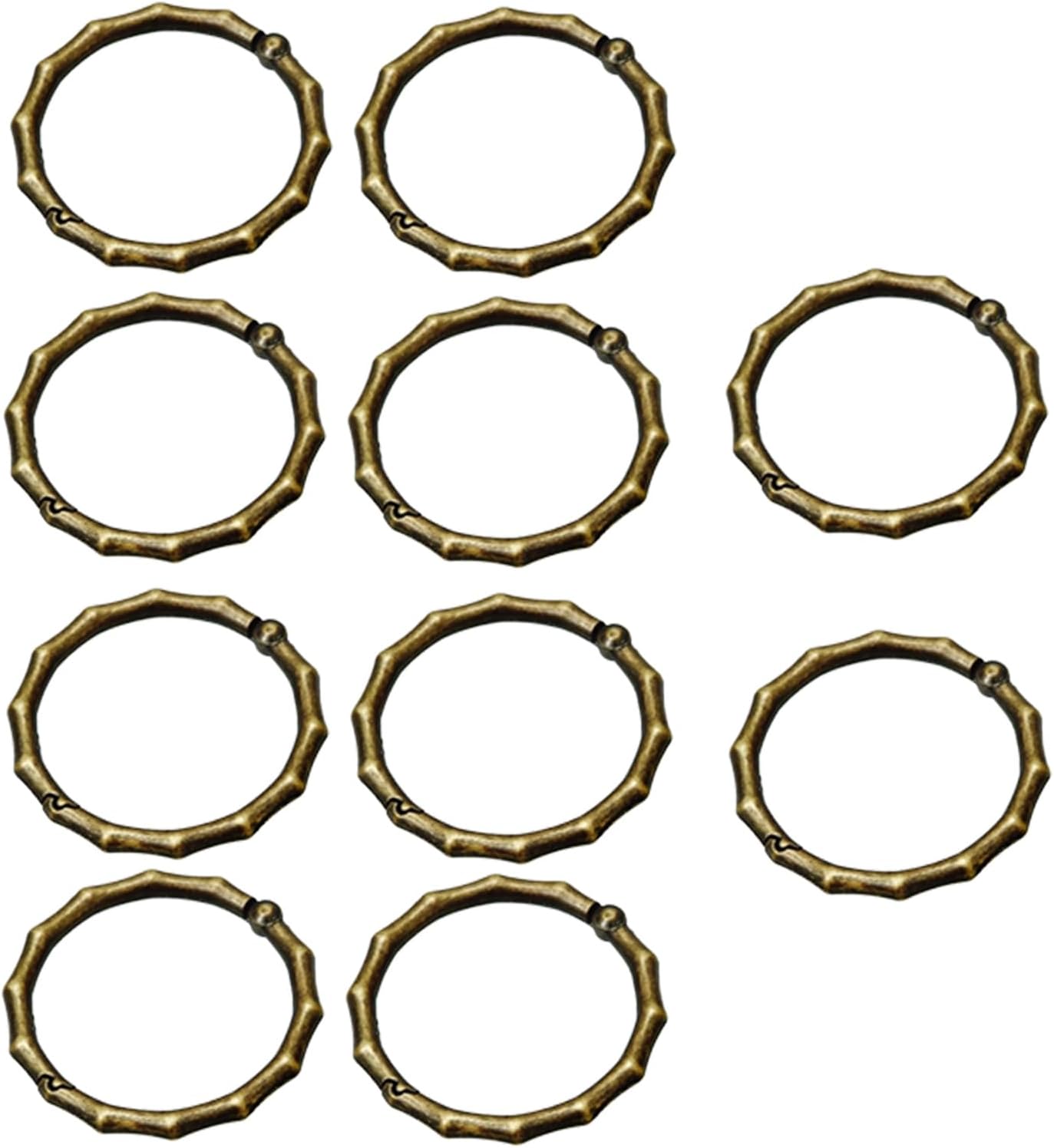 バインダーリング， 10 パックバインダーリング 20 ミリメートル/30 ミリメートル内径ルーズリーフブック小さなカードノートブッ