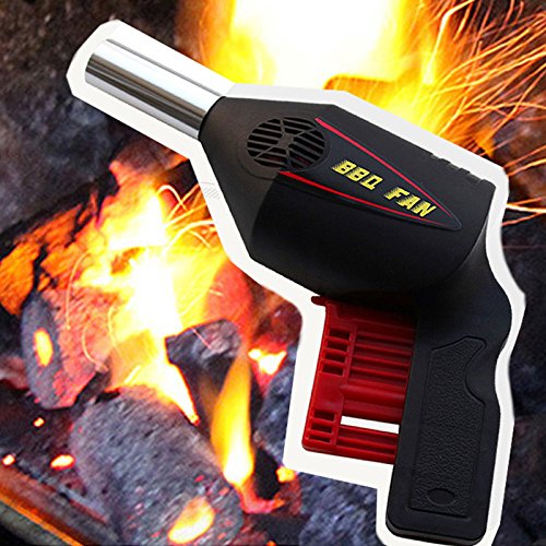 Leoie Portable Outdoor Single Hand Blower Manually BBQ Fan Air Blower