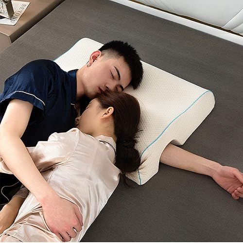 Miniatura 2 de Trendy Moon - Almohada arqueada de espuma viscoelástica para parejas, almohada arqueada con espuma viscoelástica de rebote lento para descansar los