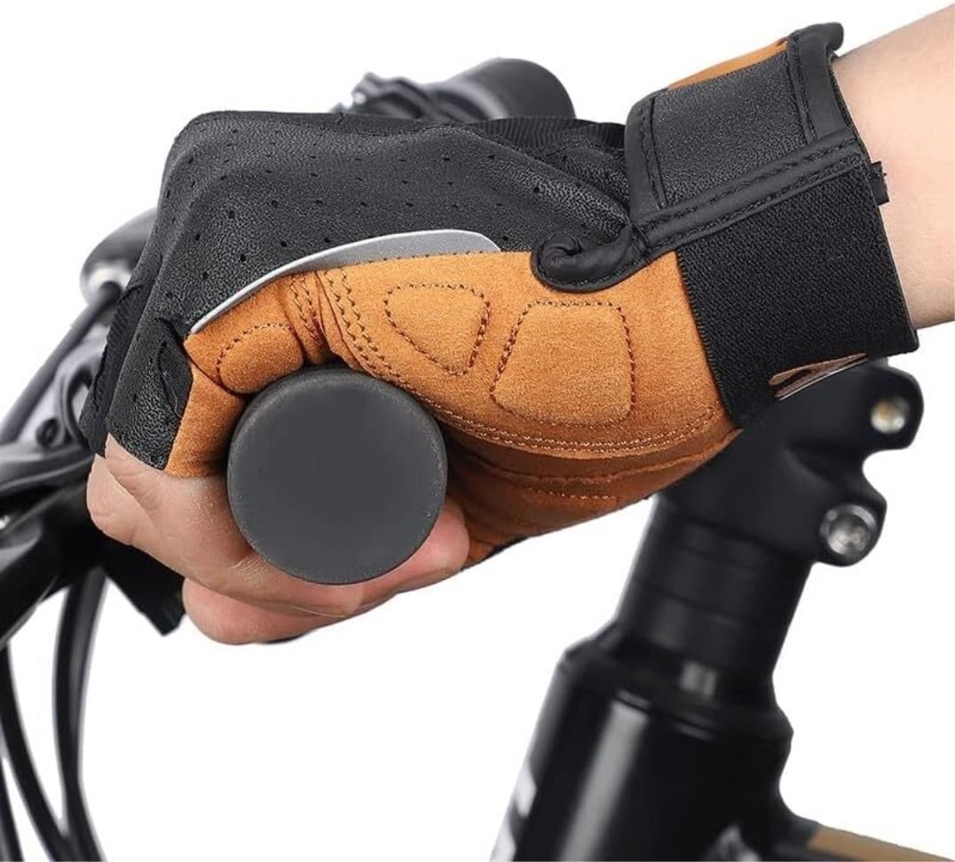 Guanti Bici Guanti da Ciclismo Guanti Da Ciclismo Guanti Mezze Da Bicicletta Uomo Donna Estate Palestra Traspiranti Guanti per Bicicletta Guanti da Moto