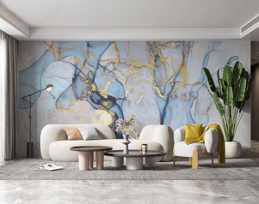 Papier peint intissé dalle de marbre : la décoration murale premium pour salon et chambre