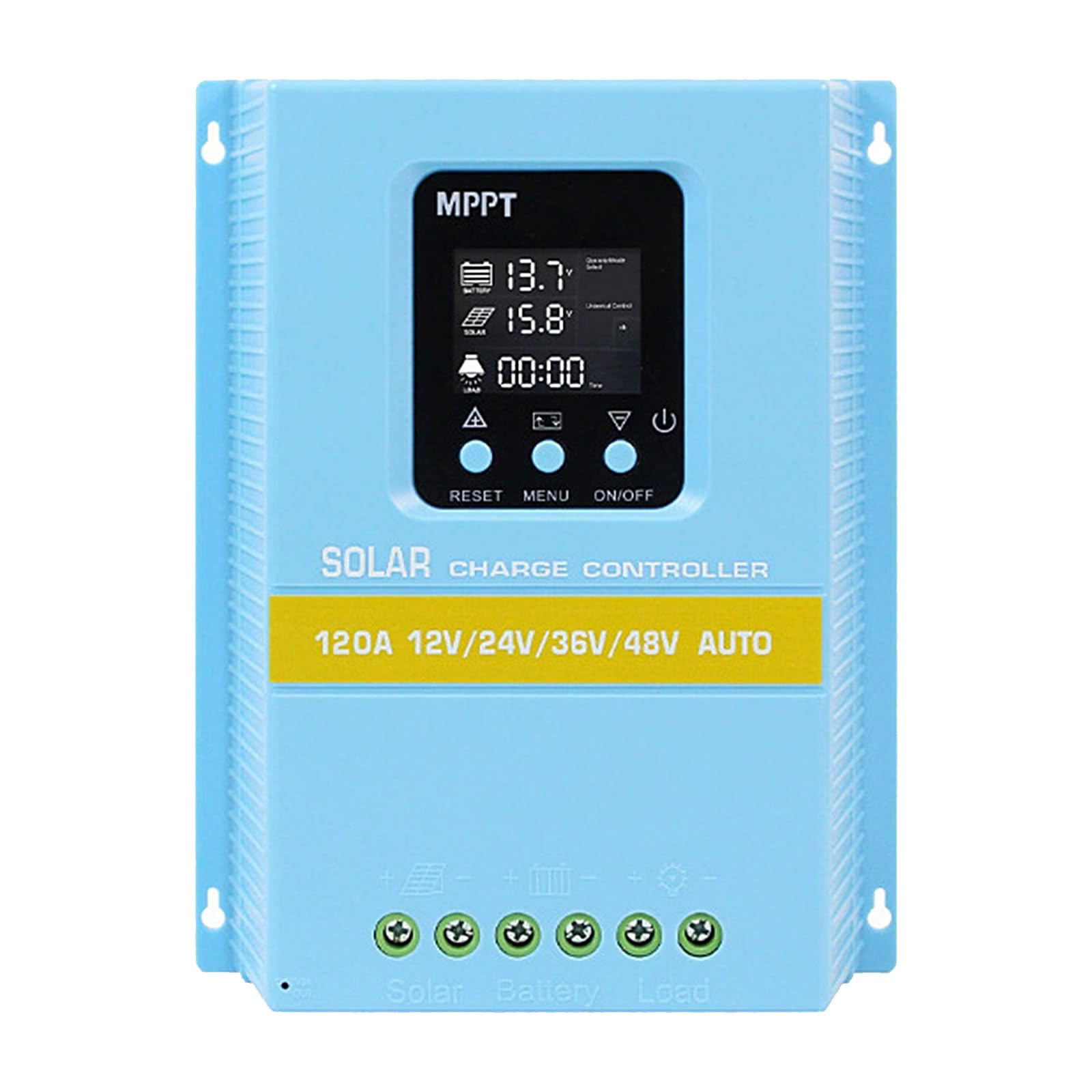 Intelligent MPPT Solar Panel Regulator Auto Charging Efficient with Backlight Display Auto Charging Intelligent MPPT