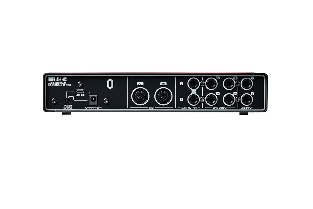 Steinberg UR44C USB 3.0 interfejs audio, łącznie z Cubase AI