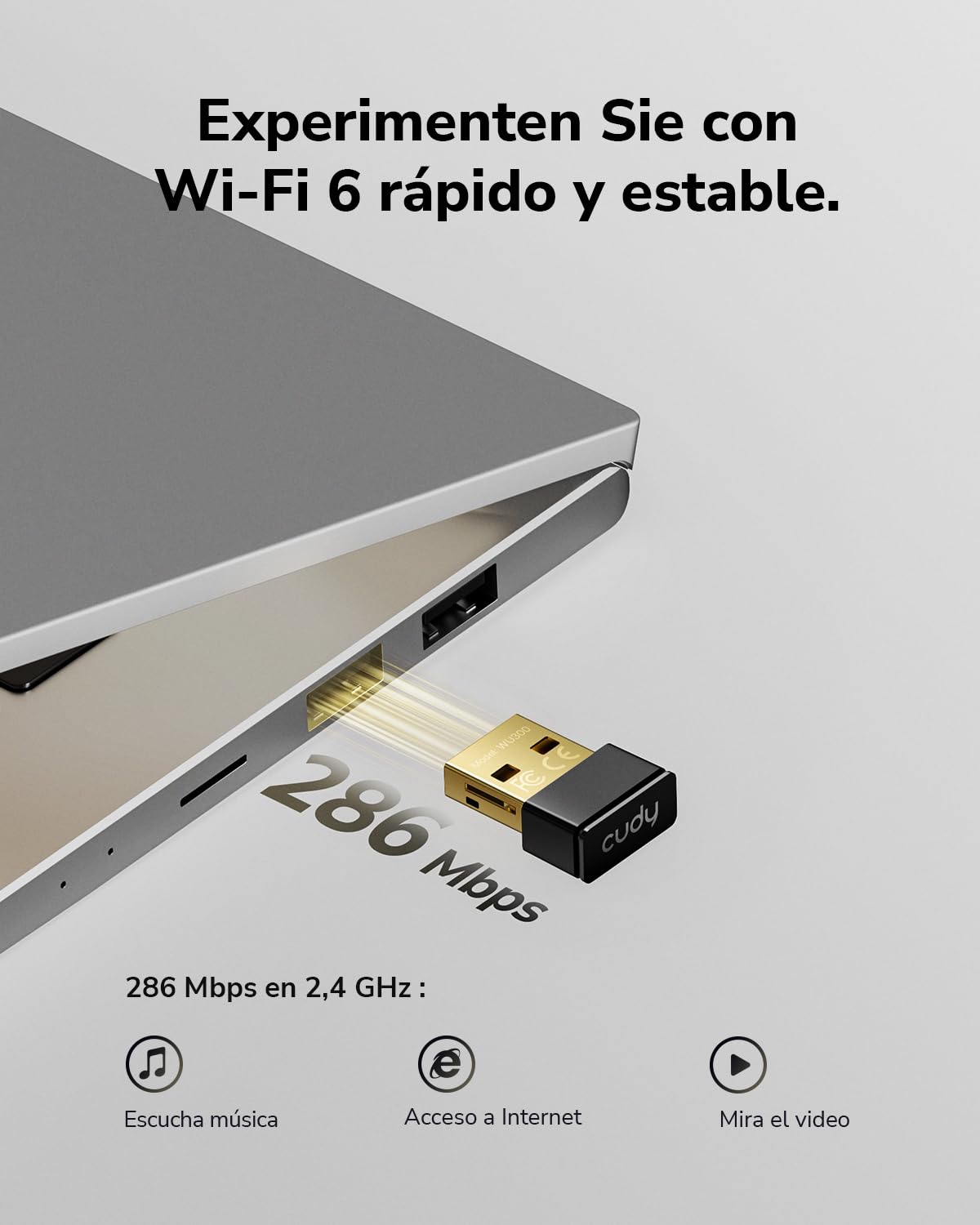 Wireless Lan USB Cudy Ax300 Nano USB Adapter