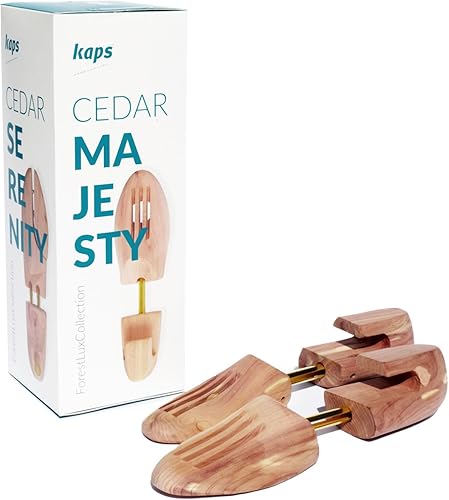 Kaps Embauchoir en Bois de Cèdre 100% Fabriqué à la Main, Absorption élevée d'hu