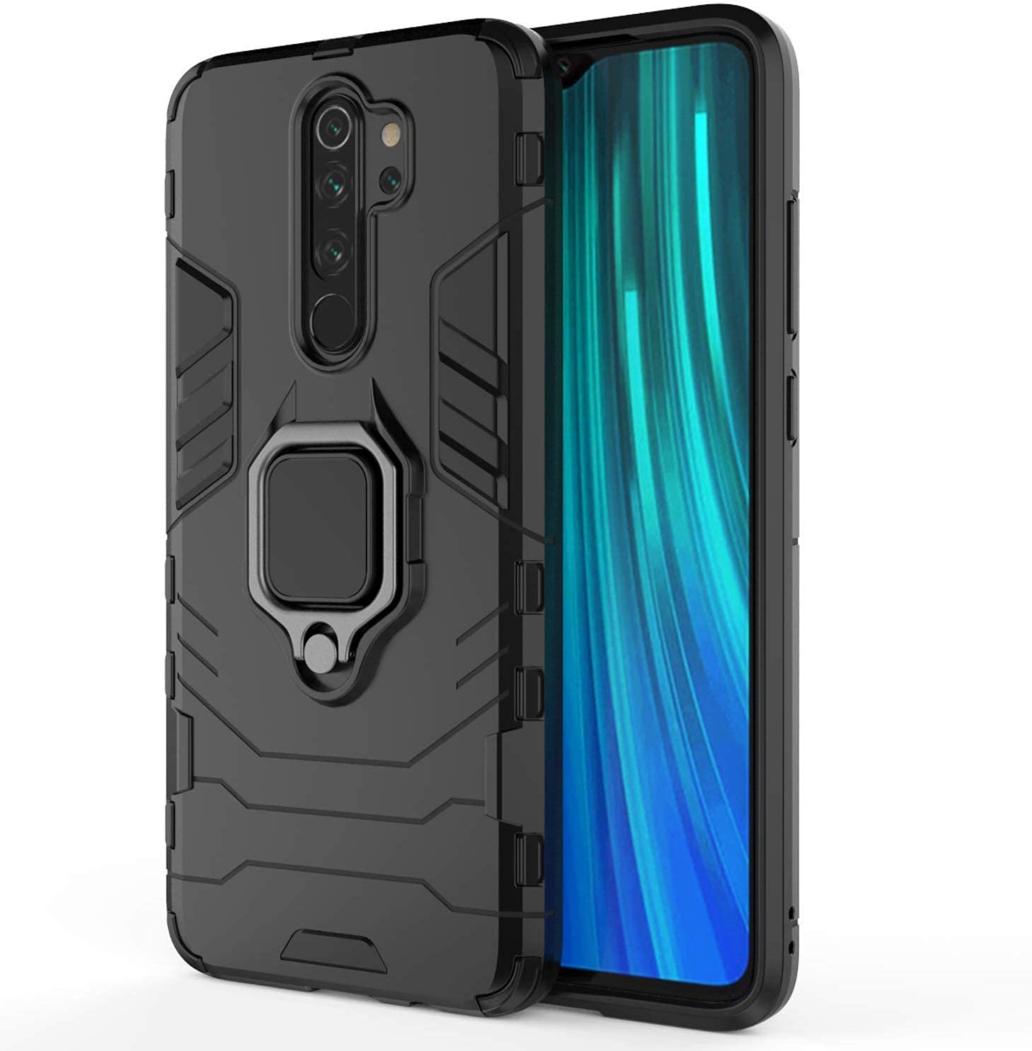 Wow Imagine Back Cover For Xiaomi Mi Redmi Note 8 Pro Poly Carbonate Pitch Black Amazon In Electronics