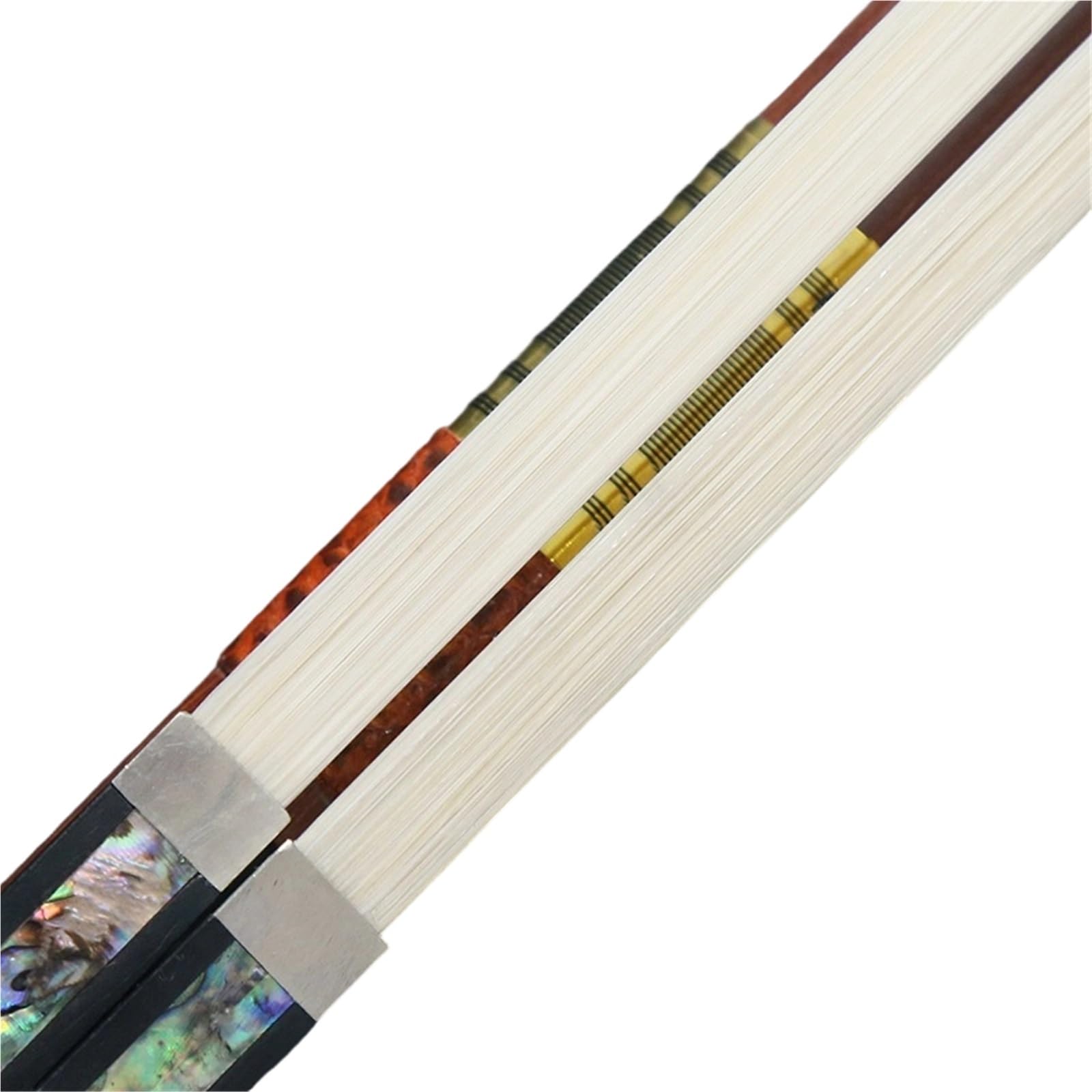 Arcos De Violín Profesionales Arco De Violín Crin Natural Sándalo Graduado Alto Rendimiento(1-4 Size)