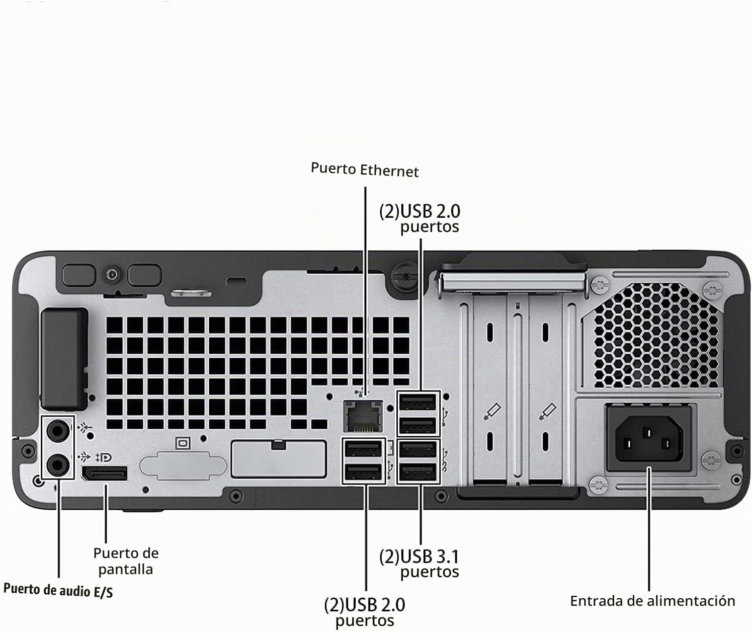 Amazon.com: HP ProDesk 400 G6 SFF PC de escritorio empresarial