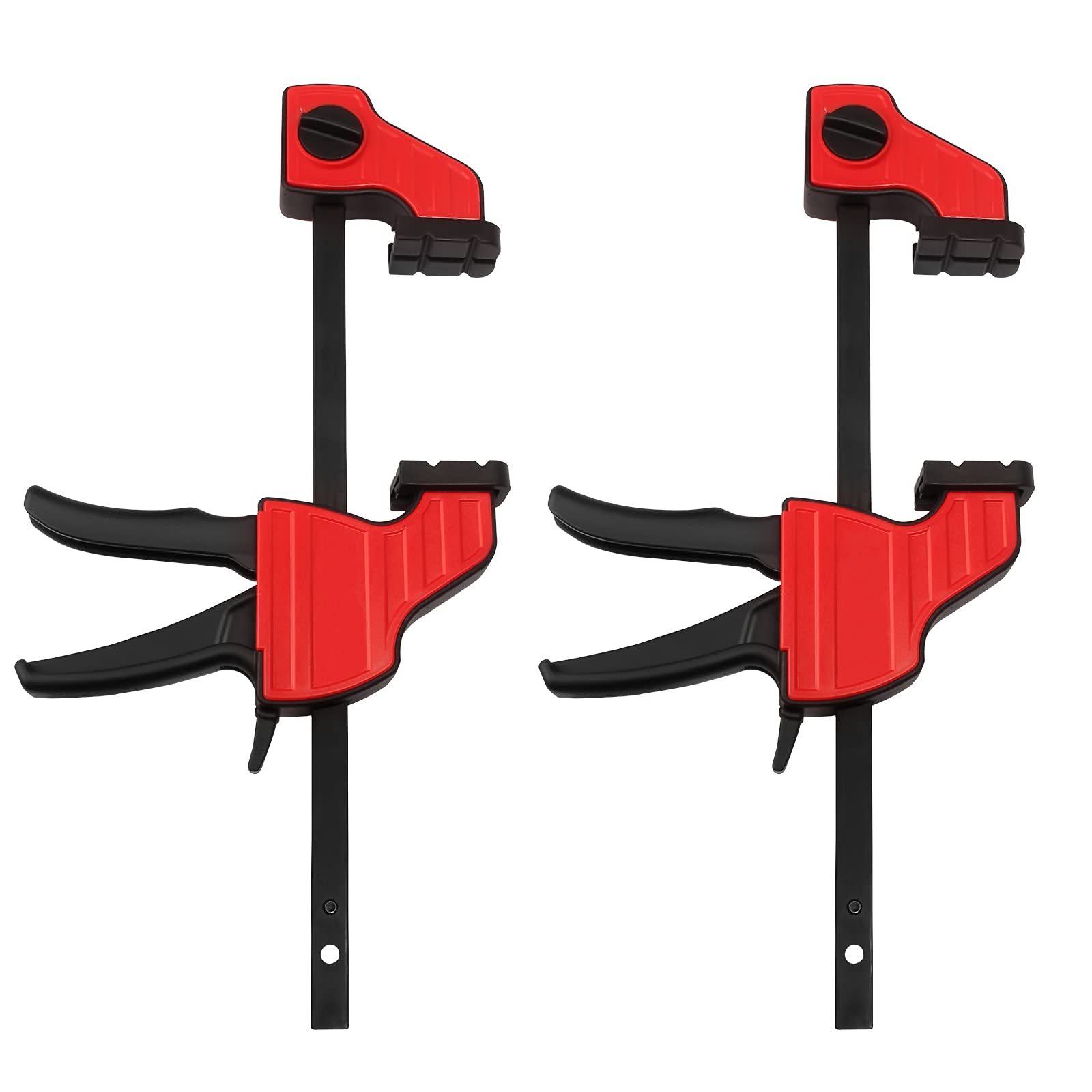 Buy 2Pcs Quick Grip Clamps, 6 inch/150mm Ratchet Bar Clamp Set, Wood