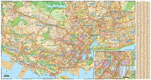 Singapore Travel Map Thirteenth Edition (Periplus Travel Maps: Singapore Island & City Map) #TOP3