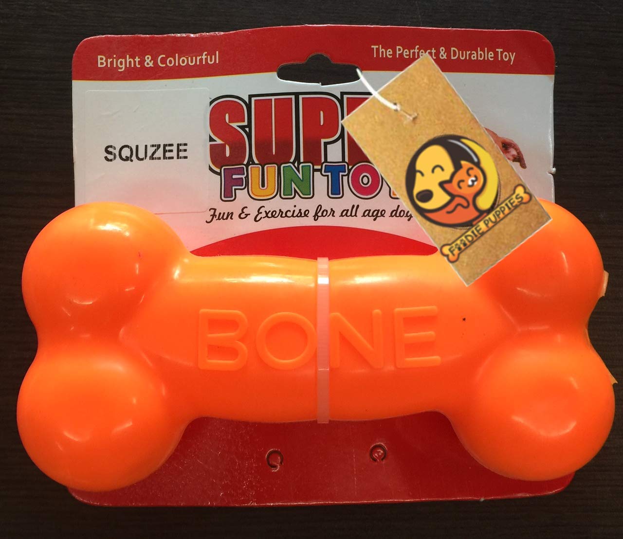 Foodie Puppies Fun Squeeze Bone Dog Toy - Color May Vary (B07W77W99R) Amazon Price History, Amazon Price Tracker