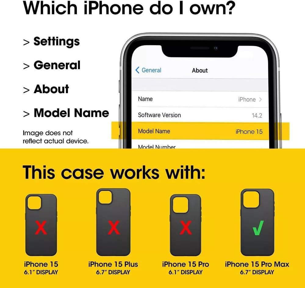 OtterBox iPhone 15 Pro Max (Only) - Defender Series Case - Mountain Majesty (Purple) - Case Only - Screenless - Rugged & Durable - with Port Protection - Microbial Defense Protection - Image 2