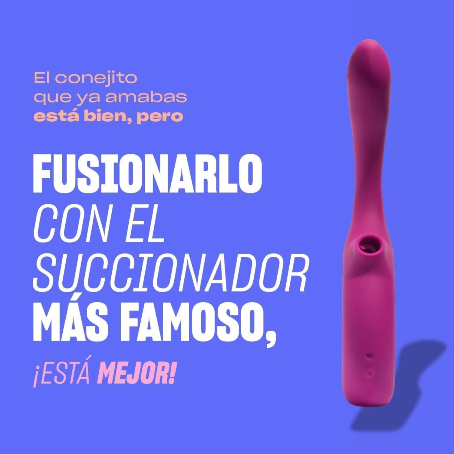 Platanomelón - Succionador con Estimulación Interna Efecto Calor, 4 Velocidades y 14 Niveles Progresivos, Flexible y Recargable - Momba Lavanda oscuro