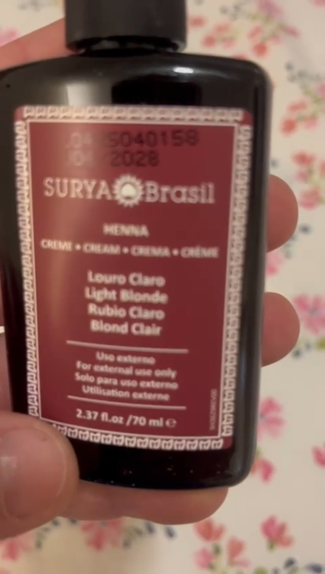 Surya Brasil ヘナクリーム ハイパフォーマンスヘルシーへアカラー Amazon | Surya Henna Henna Cream High-Performance Healthy Hair