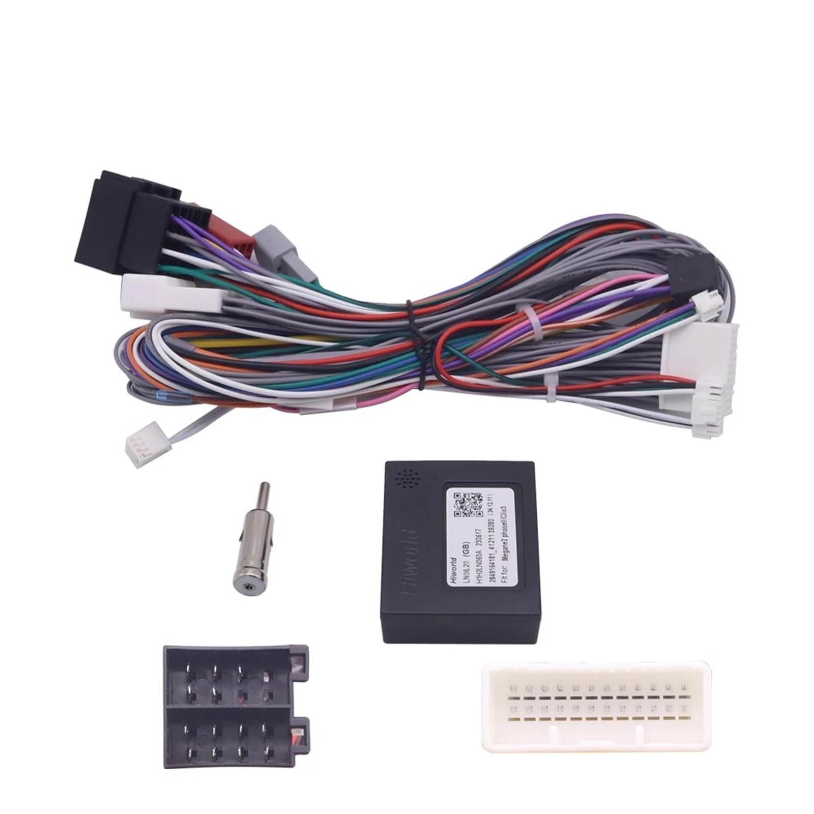 Cadre Panneau D'autoradio Câble De Câblage d'alimentation Stéréo De Voiture 16 Broches Canbus Réserve L'autoradio OE pour Megane 2 2004-2007 | Cable canbus
