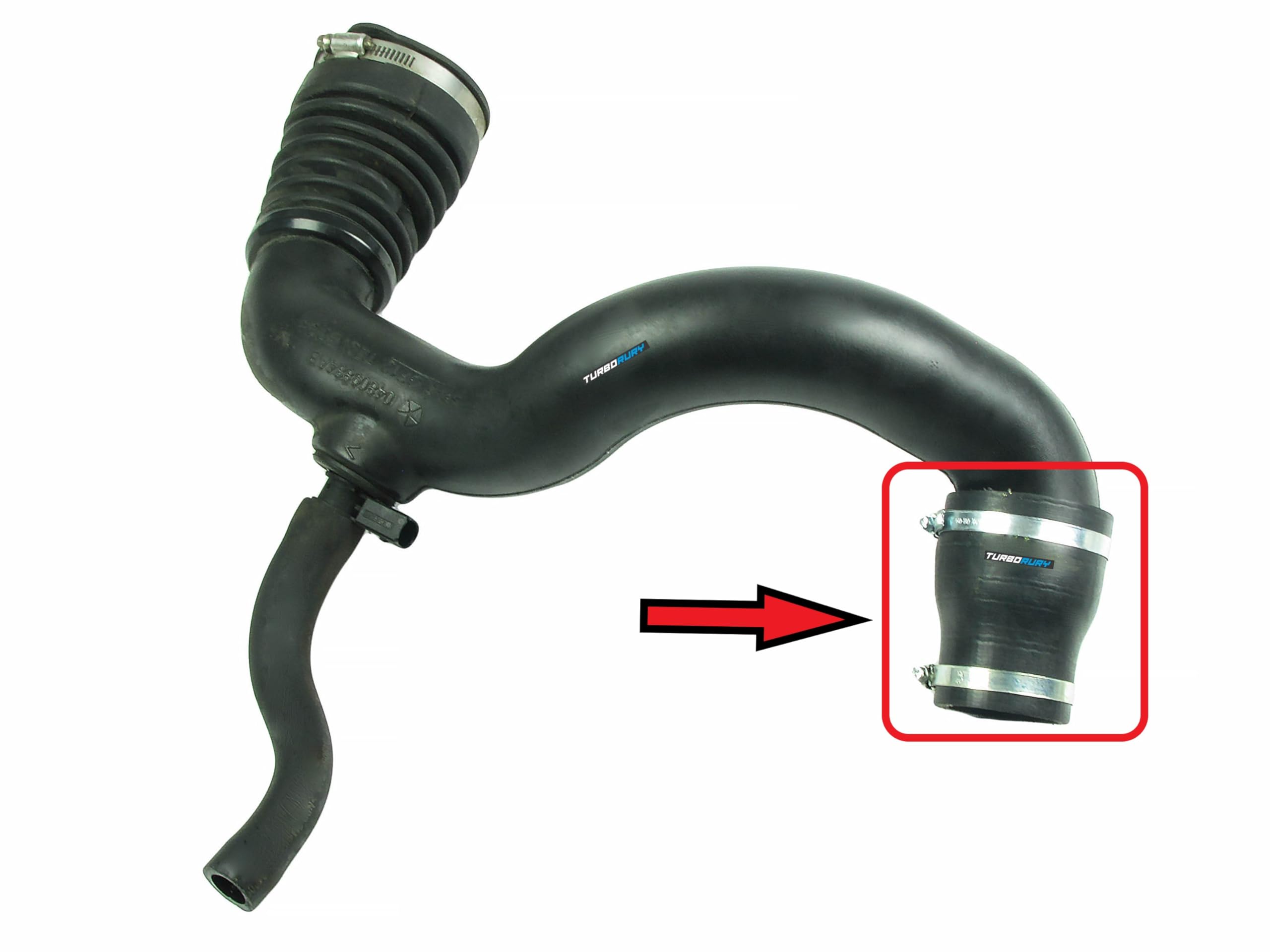 Kit de reparación de manguera turbo - Compatible con CHRYSLER VOYAGER, Compatible con DODGE CARAVAN, Compatible con CHRYSLER TOWN & COUNTRY - Número OE 04809884AB 4809884AB
