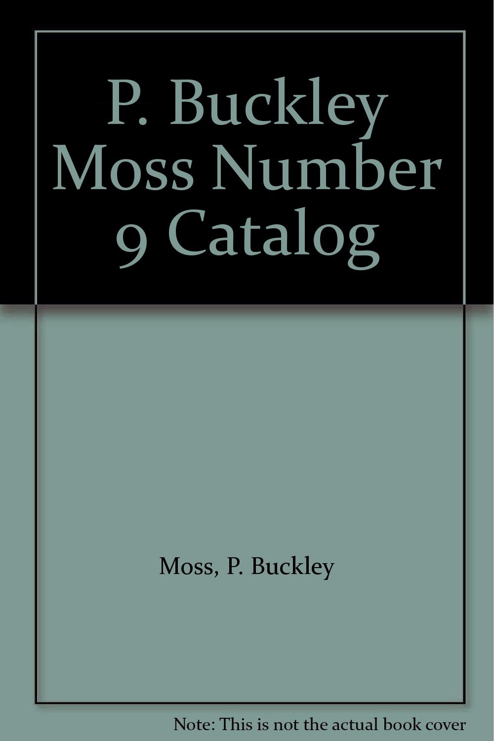P. Buckley Moss Number 9 Catalog P. Buckley Moss Books