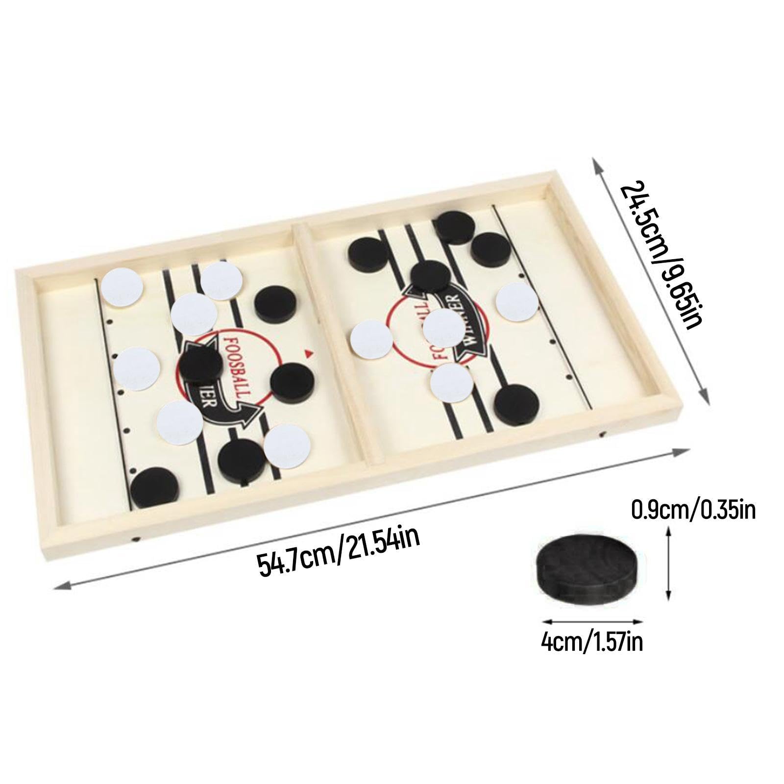 Jeu de Hockey sur Table en Bois,