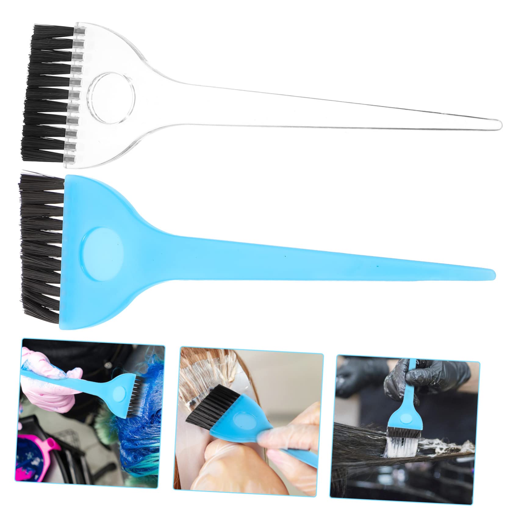 SOESFOUFU Hair Coloring Brush Comb Set 2 Pack Stylist Hair Styling Tools Bleaching Highlights