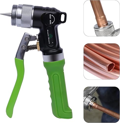 Miniatura 2 de Herramienta hidráulica de swaging expansor de tubo hidráulico con cortador de tubo de herramienta de desbarbado y 7 cabezales de expansor de 38 12