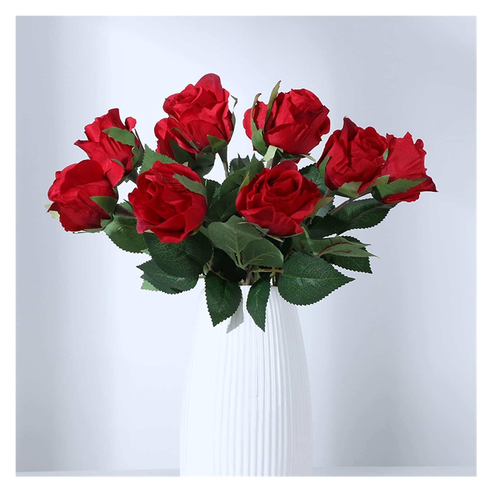 Kunstmatige Ingemaakte Rose Bloem Mini Rose Zijden Bloemen Kleine Knop Rozen Bloemboeket for Thuiskantoor Bruiloft Valentines (Color : Pink2 Kunstmatige Ingemaakte Rose Bloem Mini Rose Zijden Bloemen Kleine Knop Rozen Bloemboeket for Thuiskantoor Bruiloft Valentines (Color : Pink2