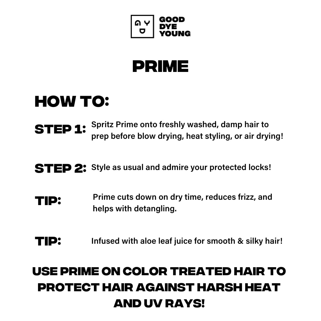 Good Dye Young Color Safe Conditioner - Sulfate Free Conditioner - Hair Primer 8oz
