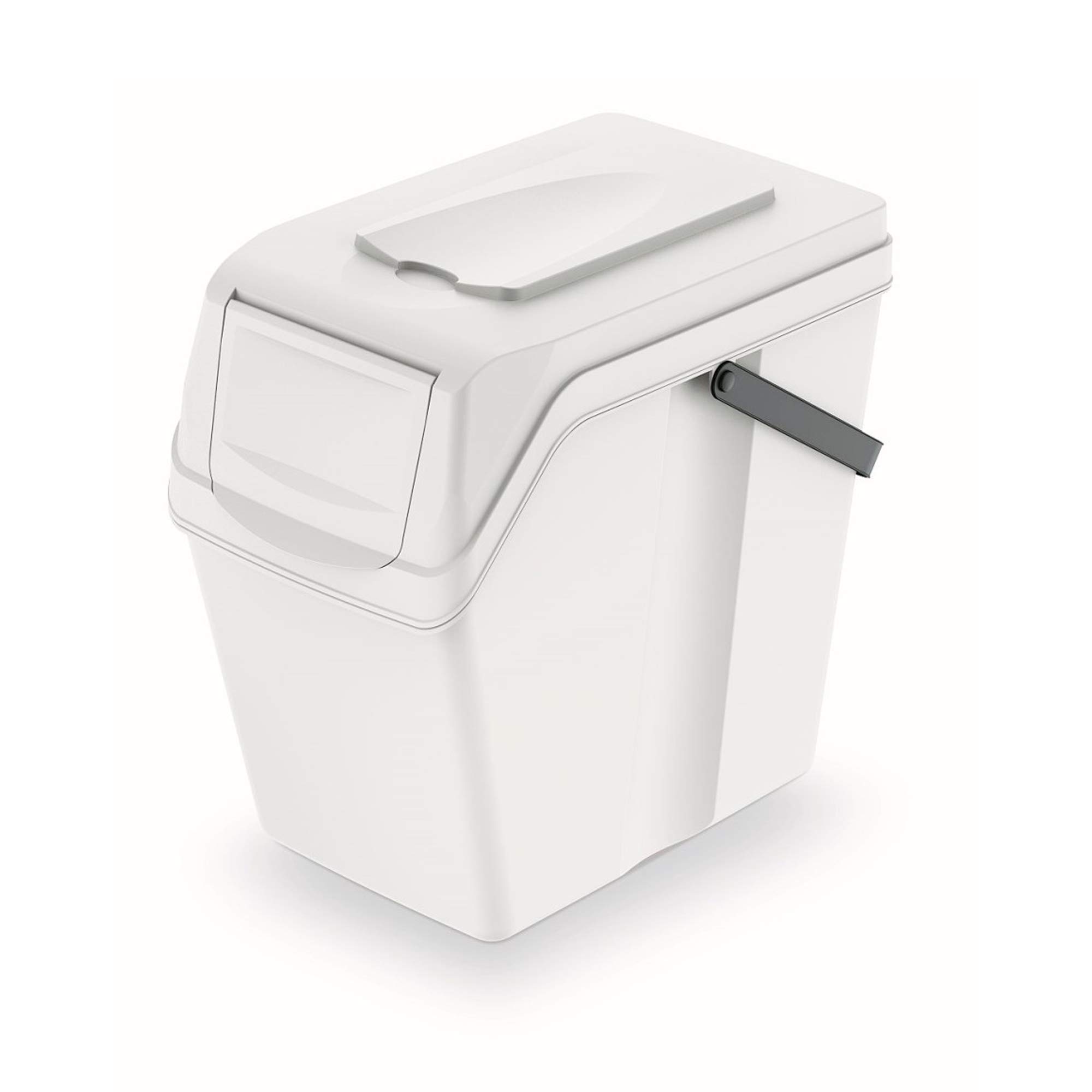 Poubelle de tri 25L avec couvercle amovible pour organiser le recyclage en cuisine