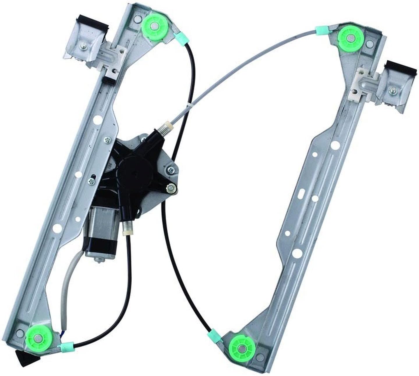 oeg parts new window regulator w/motor front drivers side left lh compatible with chevrolet hhr 2006 2007 2008 2009 2010 2011 741-438, 660418, 22714332