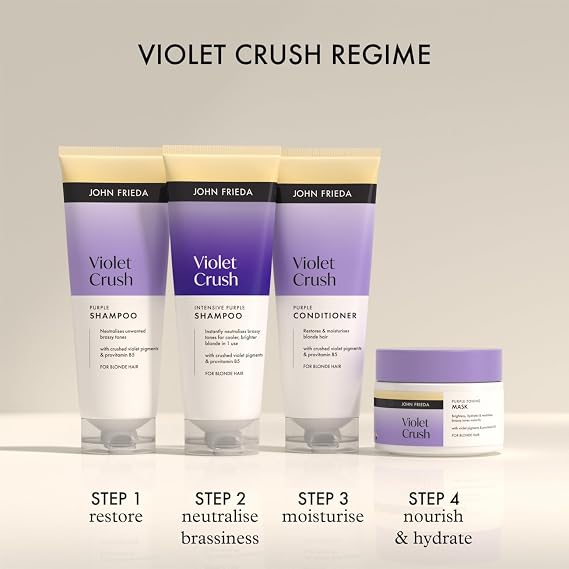 John Frieda Violet Crush Purple Conditioner 250ml Blonde Hair