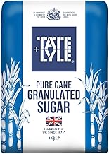 Tate & Lyle - Granulated White Sugar - Versatile Pure White Cane Sugar for Everyday Sweetening, Cooking & Baking - Consistently Fine Quality - UK Packed - 5kg