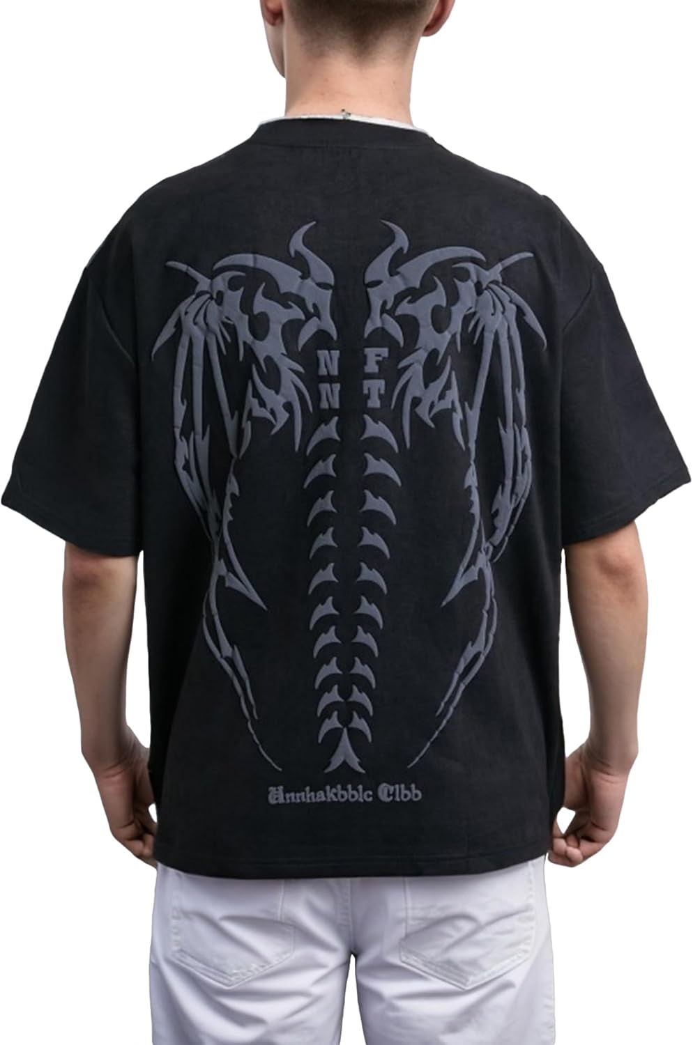 EMMIOL Mens Y2k Baggy Shirts Graphic Tees Oversized Crew Neck Short Sleeve Streetwear Tshirts Summer Tops 2025 - Image 2