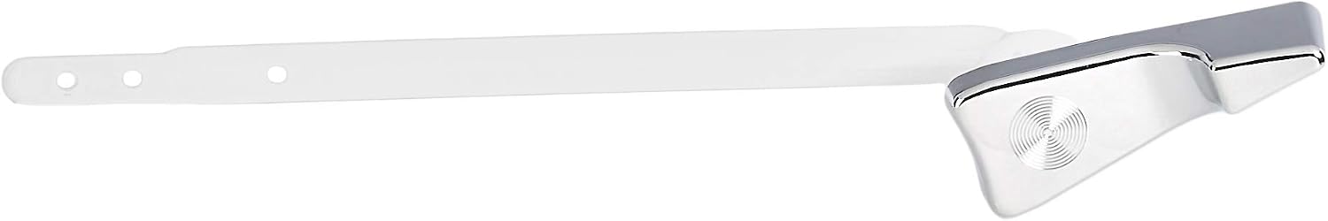 Amazon Basics AB-T117 Classic Universal Left-Front Side Mount Plastic Toilet Lever, Chrome, 1-Pack