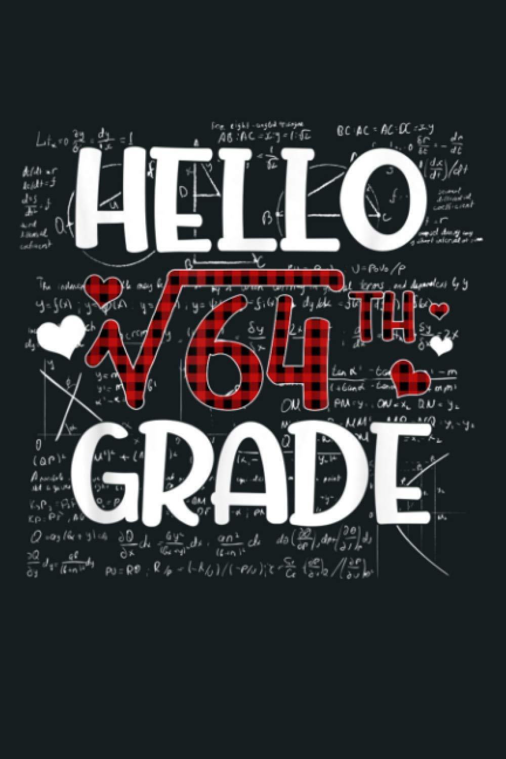 Ki Hello 8Th Grade Square Root Of 64 Math Teacher Costume: Notebook Planner - 6x9 inch Daily Planner Journal, To Do List Notebook, Daily Organizer, 114 Pages