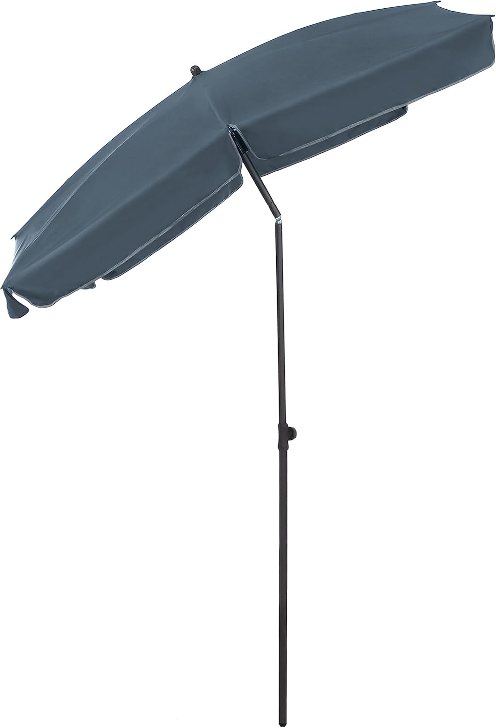 Greemotion Sleek Modern 5' x 7.5' Rectangular Tilting Patio Umbrella with UV Resistant, Water Resistant, Polyester Canopy for Pool, Deck, Garden, Lawn