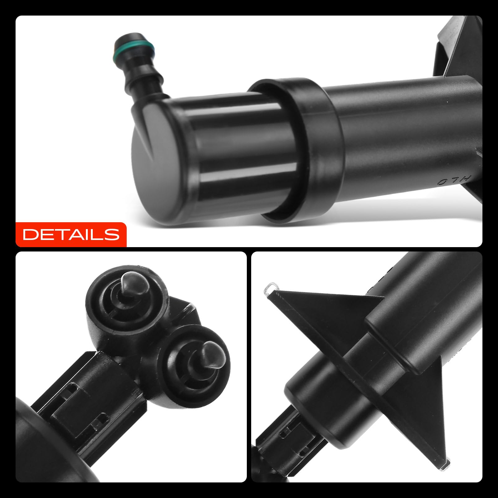 Frankberg Limpieza de faros Boquillas de lavado Compatible con Clase M W163 ML 55 AM.G ML 230 ML 270 CDi ML 320 ML 350 ML 400 CDi ML 430 ML 500 1998-2005 SUV Replace# 1638600047