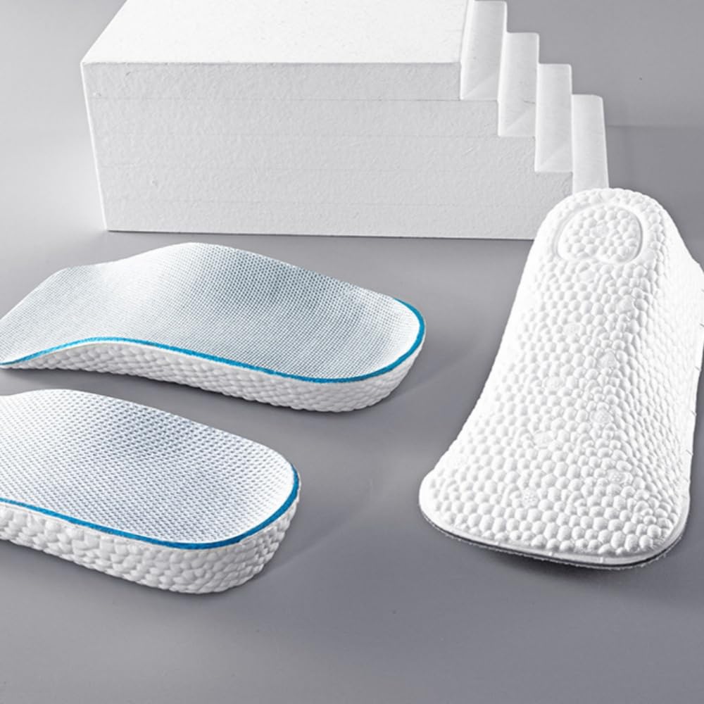 XtraSteps - Il Tuo Segreto di Eleganza Solette Rialzate Uomo and Signora in Memory Foam, Traspiranti Arch Support,per Stivali da Trekking e Scarpe