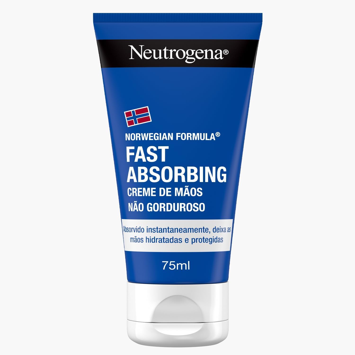 Neutrogena Formula Norvegese Crema Mani Assorbimento Rapido, Crema mani riparatrice con Glicerina e Vitamina E, Crema mani secche e screpolate dalla texture leggera ad assorbimento rapido, 75 ml